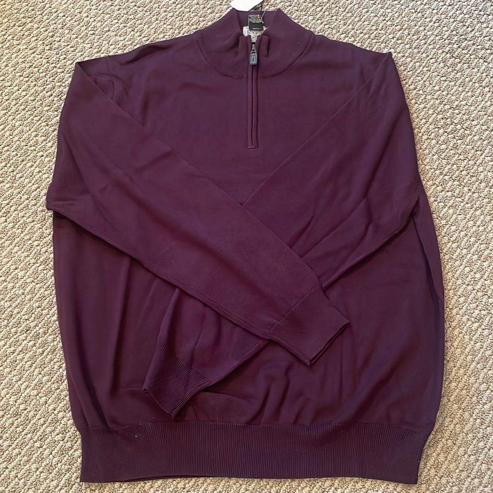 NWT Jos. A Banks 1/4 Zip Sweater